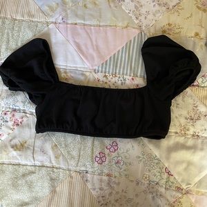 H&M Bandeau crop top